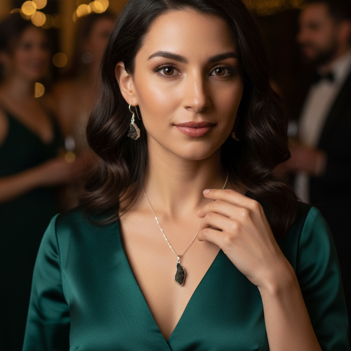 NWA Meteorite Lunar Jewelry Box – Silver & Lunar Meteorite Collection