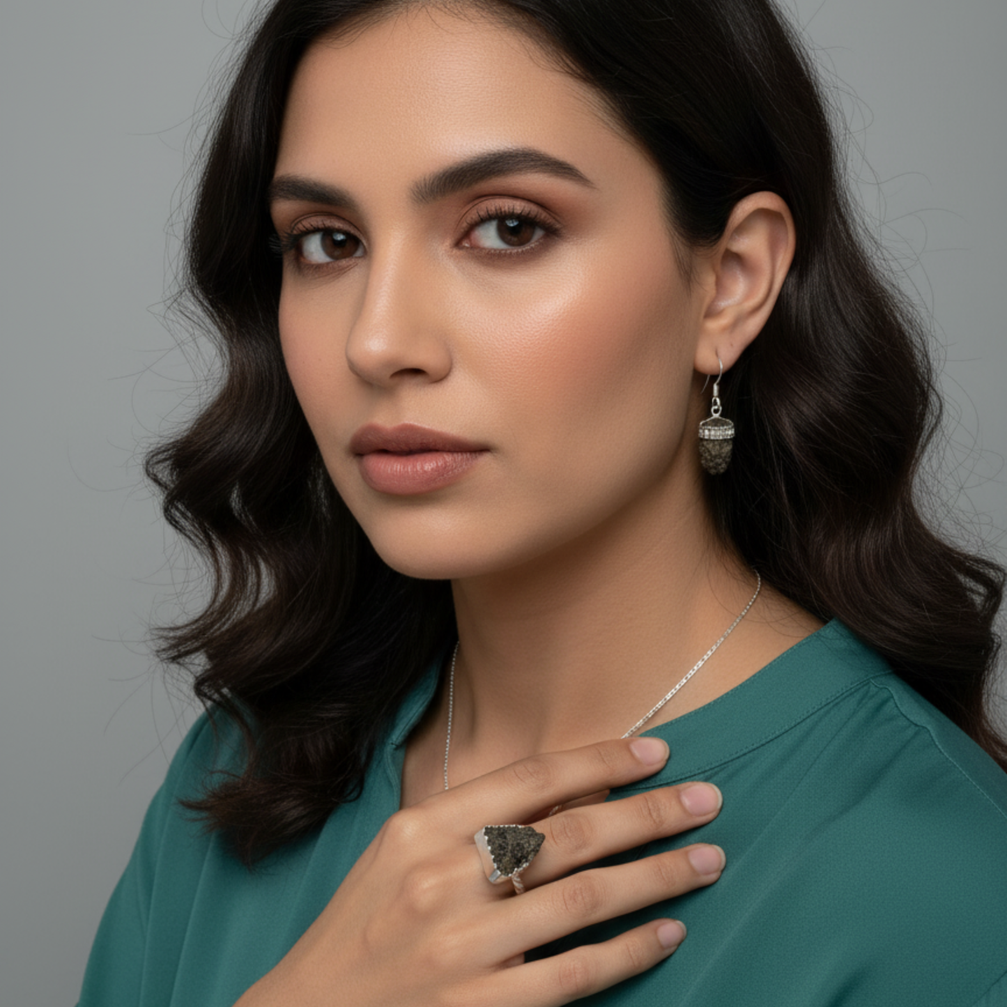 NWA Meteorite Lunar Jewelry Box – Silver & Lunar Meteorite Collection